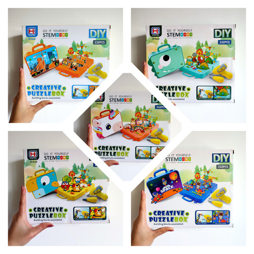 اسباب بازی مکانو دریل، پازل باکس دریل دار باتری خور